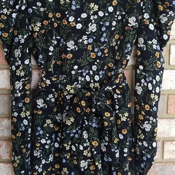 ASOS Parisian Floral Ruffle Tie Waist Dress - Picture 5 of 8